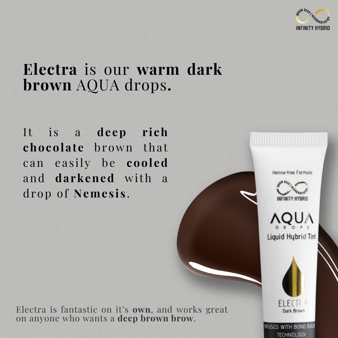 Infinity Aqua Drops Tint Electra (Dark Brown)